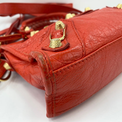 BALENCIAGA LE CITY 2WAY Handbag Orange WS34769