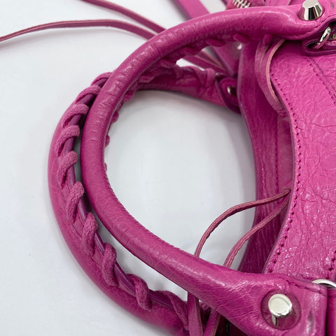 BALENCIAGA Classic Mini City 2WAY Handbag pink WS34770