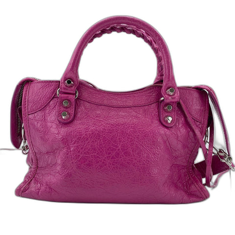 BALENCIAGA Classic Mini City 2WAY Handbag pink WS34770