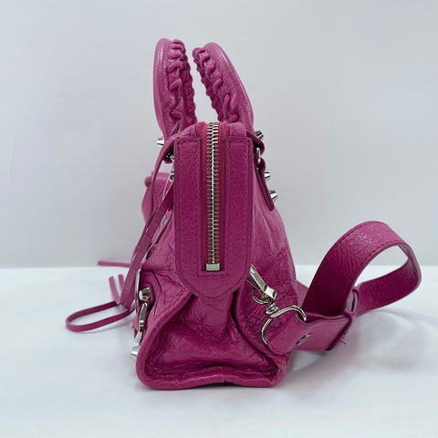 BALENCIAGA Classic Mini City 2WAY Handbag pink WS34770