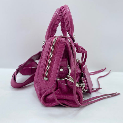 BALENCIAGA Classic Mini City 2WAY Handbag pink WS34770
