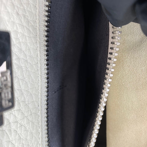 FENDI Peekaboo 2WAY Handbag gray WS34774