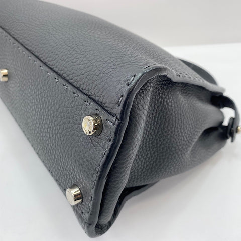FENDI Peekaboo 2WAY Handbag gray WS34774