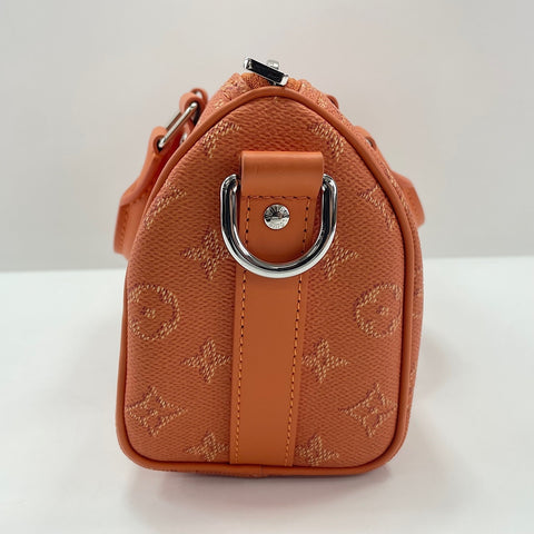 LOUIS VUITTON Keepall Bandouliere 25 Handbag Orange WS34781