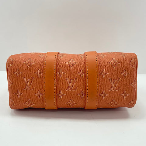 LOUIS VUITTON Keepall Bandouliere 25 Handbag Orange WS34781