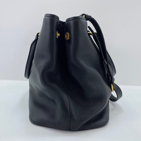 PRADA Vitello Daino 2WAY Handbag black WS34785
