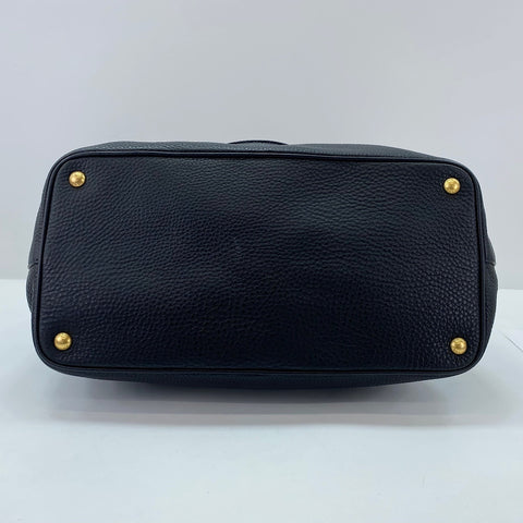 PRADA Vitello Daino 2WAY Handbag black WS34785