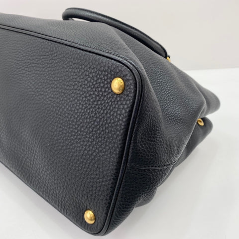 PRADA Vitello Daino 2WAY Handbag black WS34785