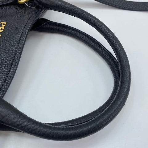 PRADA Vitello Daino 2WAY Handbag black WS34785