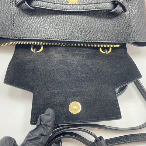 CELINE Belt bag nano 2WAY Shoulder Bag gray WS34787