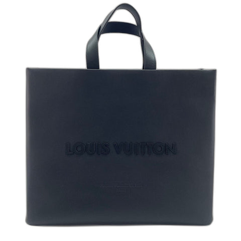 LOUIS VUITTON Shopper Tote MM Handbag black WS34792