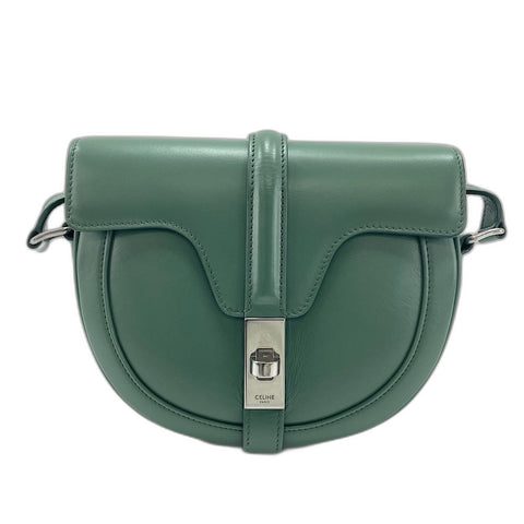 CELINE Small Buzzas Shoulder Bag green WS34797