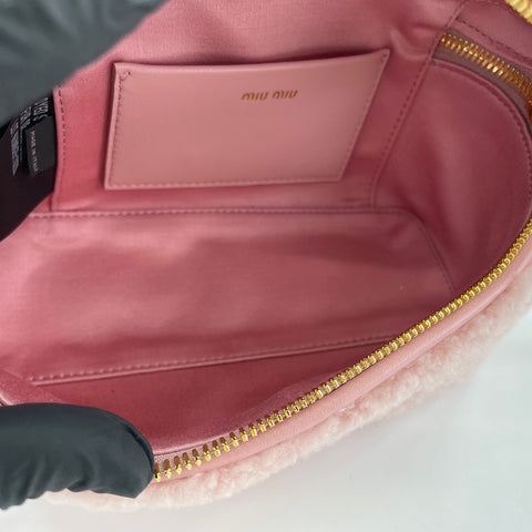 Miu Miu Vanity Case 2-Way Handbag pink WS34812
