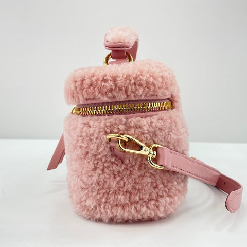 Miu Miu Vanity Case 2-Way Handbag pink WS34812