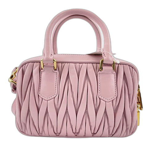 Miu Miu Materasse 2WAY Handbag pink WS34813