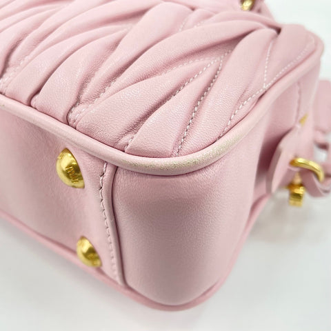 Miu Miu Materasse 2WAY Handbag pink WS34813