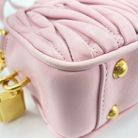 Miu Miu Materasse 2WAY Handbag pink WS34813