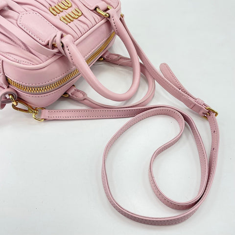 Miu Miu Materasse 2WAY Handbag pink WS34813