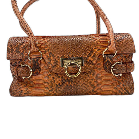 Salvatore Ferragamo Gancini Handbag Orange WS34814