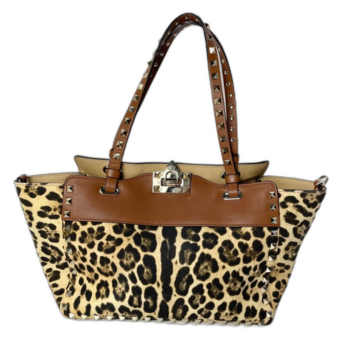 VALENTINO Rockstud Medium Tote Bag 2WAY, Studs Handbag yellow WS34815