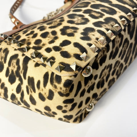 VALENTINO Rockstud Medium Tote Bag 2WAY, Studs Handbag yellow WS34815