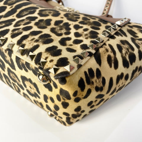 VALENTINO Rockstud Medium Tote Bag 2WAY, Studs Handbag yellow WS34815