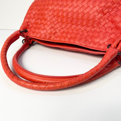 BOTTEGAVENETA INTRECCIATO Tote Bag Orange WS34816
