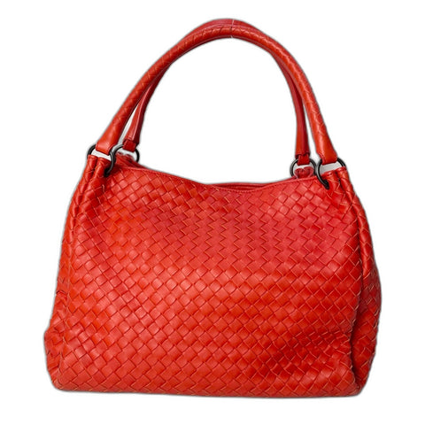 BOTTEGAVENETA INTRECCIATO Tote Bag Orange WS34816