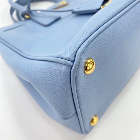 PRADA Galleria 2WAY Handbag blue WS34824