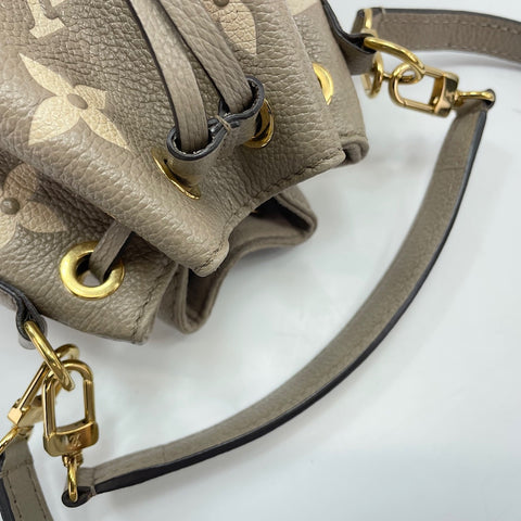 LOUIS VUITTON Nanonoe Shoulder Bag beige WS34833