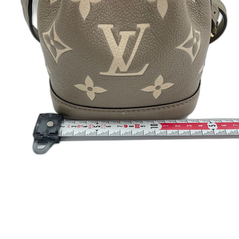 LOUIS VUITTON Nanonoe Shoulder Bag beige WS34833