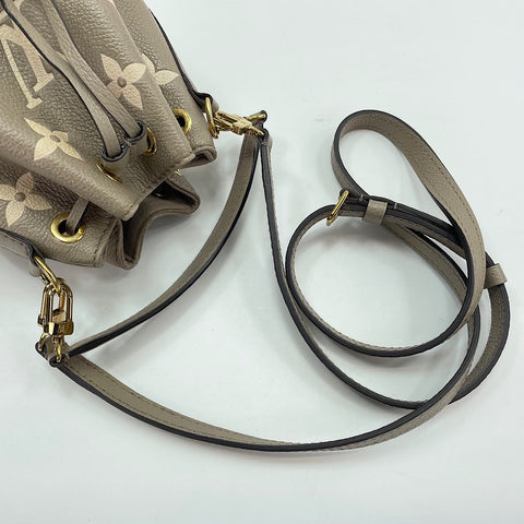 LOUIS VUITTON Nanonoe Shoulder Bag beige WS34833