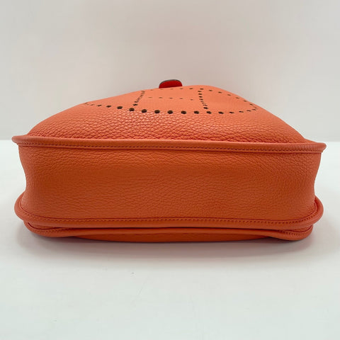 HERMES Evelyn 3PM Shoulder Bag Orange WS34837