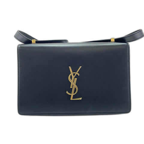 YVES SAINT LAURENT Cassandra Monogram Phone Holder Cassandra Shoulder Bag black WS34840