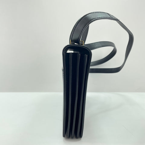 YVES SAINT LAURENT Cassandra Monogram Phone Holder Cassandra Shoulder Bag black WS34840