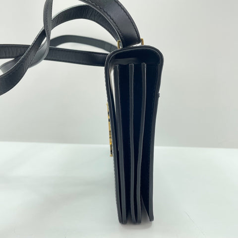 YVES SAINT LAURENT Cassandra Monogram Phone Holder Cassandra Shoulder Bag black WS34840
