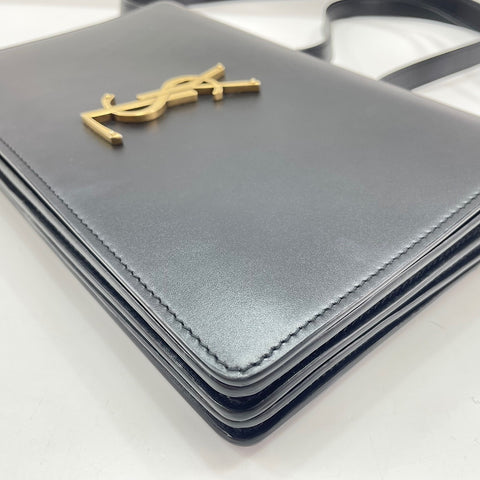 YVES SAINT LAURENT Cassandra Monogram Phone Holder Cassandra Shoulder Bag black WS34840
