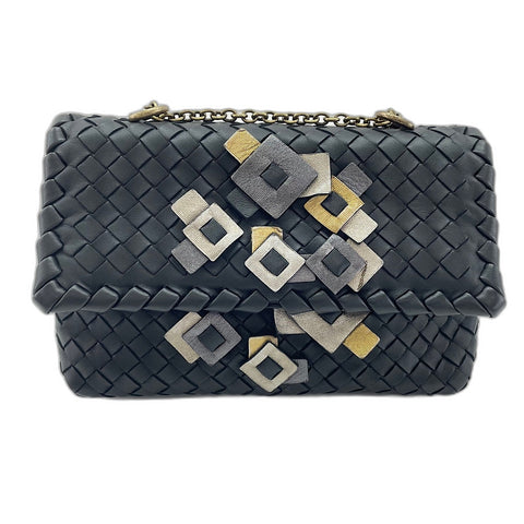 BOTTEGAVENETA INTRECCIATO 2WAY Shoulder Bag black WS34841