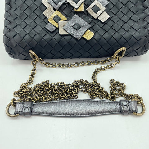 BOTTEGAVENETA INTRECCIATO 2WAY Shoulder Bag black WS34841