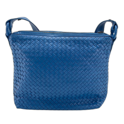 BOTTEGAVENETA INTRECCIATO Shoulder Bag blue WS34843