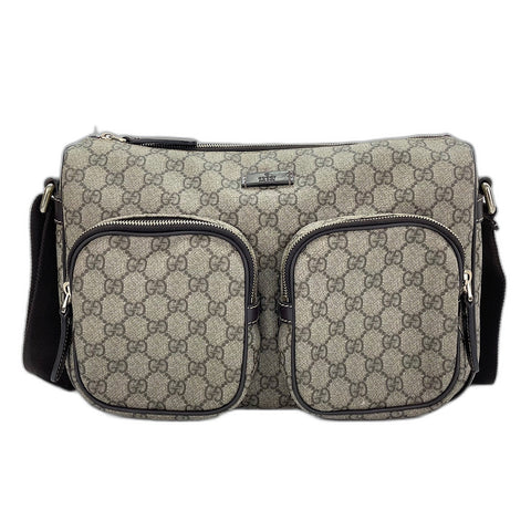 GUCCI GG plus Shoulder Bag beige WS34845