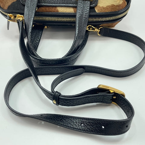 FENDI Chameleon 2WAY Handbag black WS34847