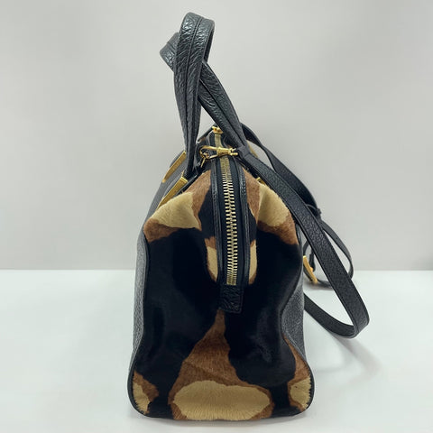 FENDI Chameleon 2WAY Handbag black WS34847