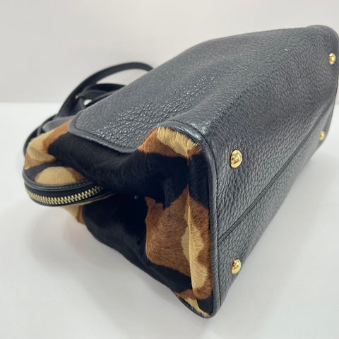 FENDI Chameleon 2WAY Handbag black WS34847