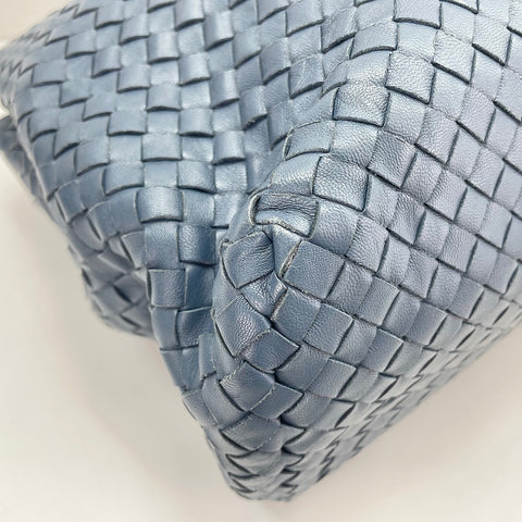 BOTTEGAVENETA INTRECCIATO ChainTote Bag Handbag Navy WS34849
