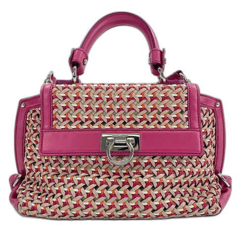 Salvatore Ferragamo Sofia Gancini Shoulder Bag pink WS34850