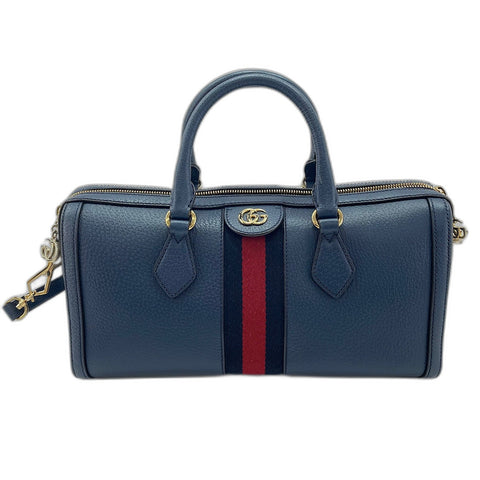 GUCCI Ophidia 2WAY Boston bag Navy WS34852