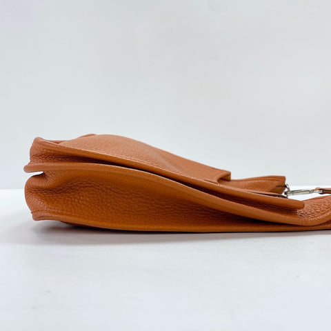 HERMES Evelyn 3PM Shoulder Bag Orange WS34854