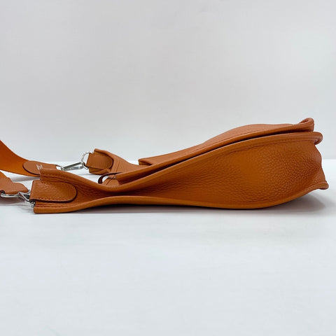HERMES Evelyn 3PM Shoulder Bag Orange WS34854