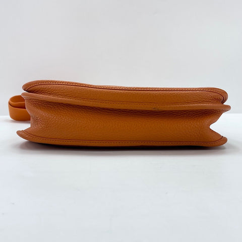HERMES Evelyn 3PM Shoulder Bag Orange WS34854